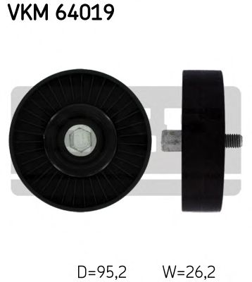 VKM 64019 SKF Ролик модуля натягувача ременя1